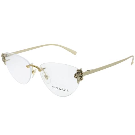 versace frames women|versace rimless eyeglasses for women.